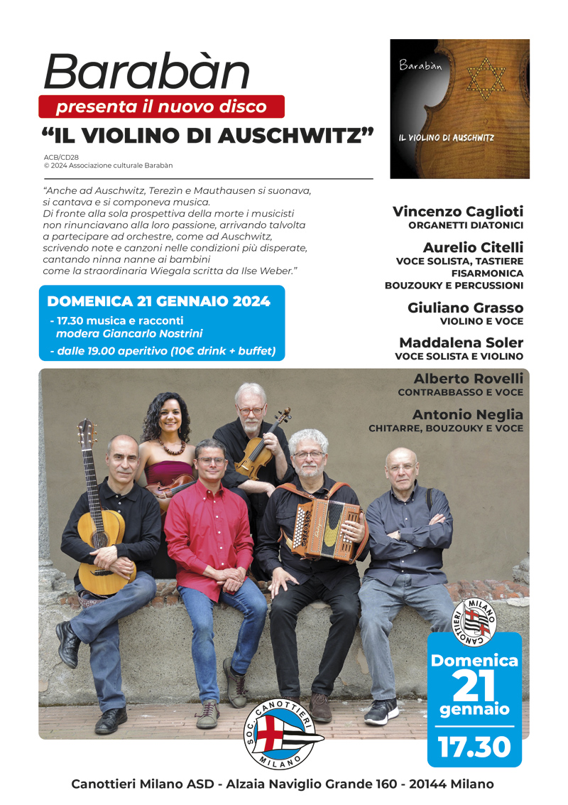 Il violino di AuschwitzPresentazioni a Pavia e Milano