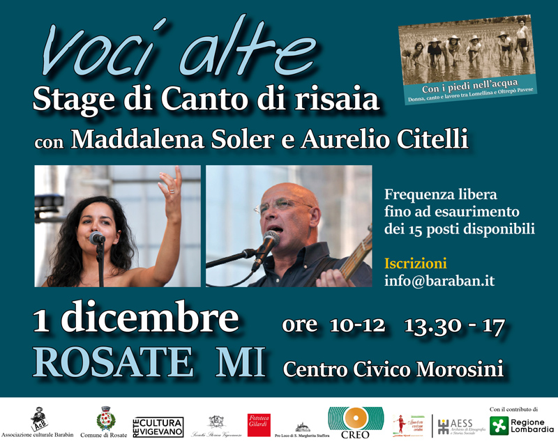 VOCI ALTEStage di canto di risaia