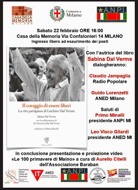 “Il coraggio di essere liberi” alla Casa della Memoria di Milano