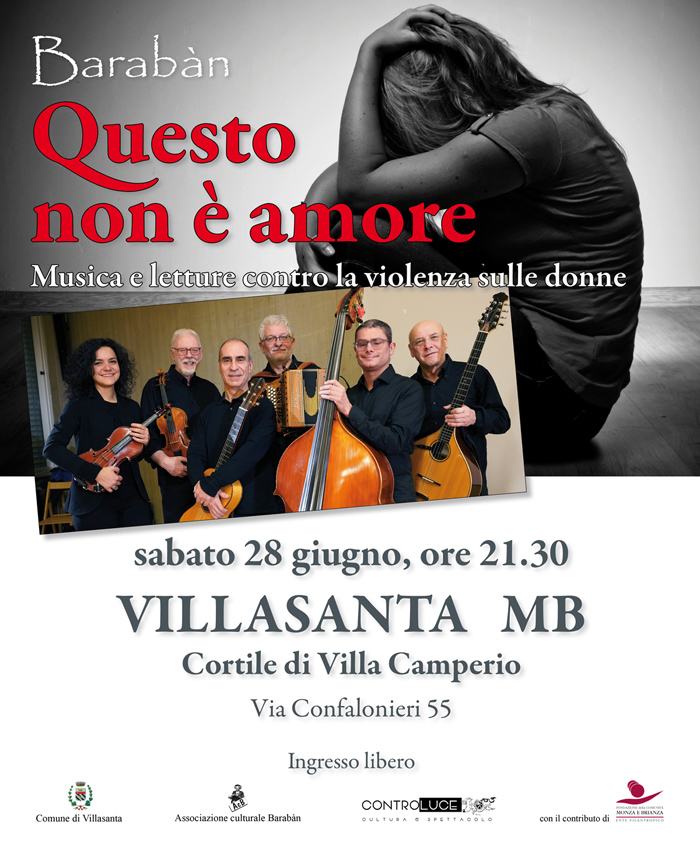 Barabàn a Villasanta MB con “Questo non è amore”