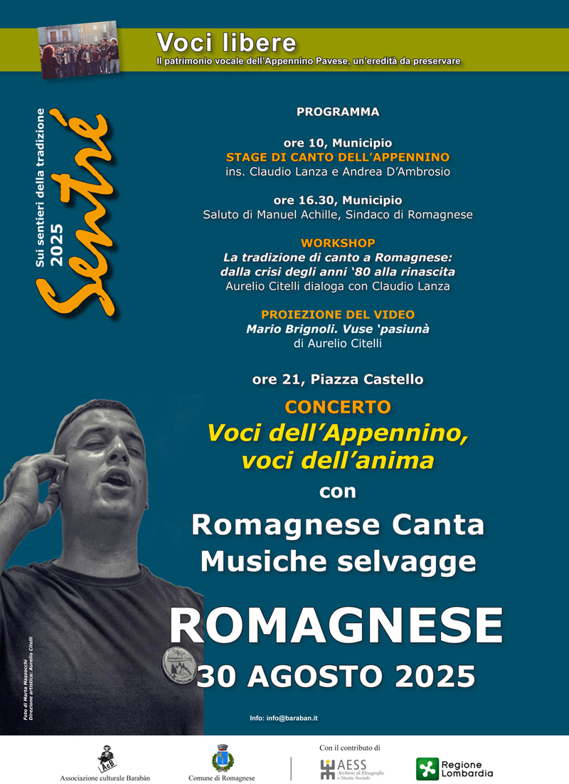 30 agosto, Voci libere a Romagnese
