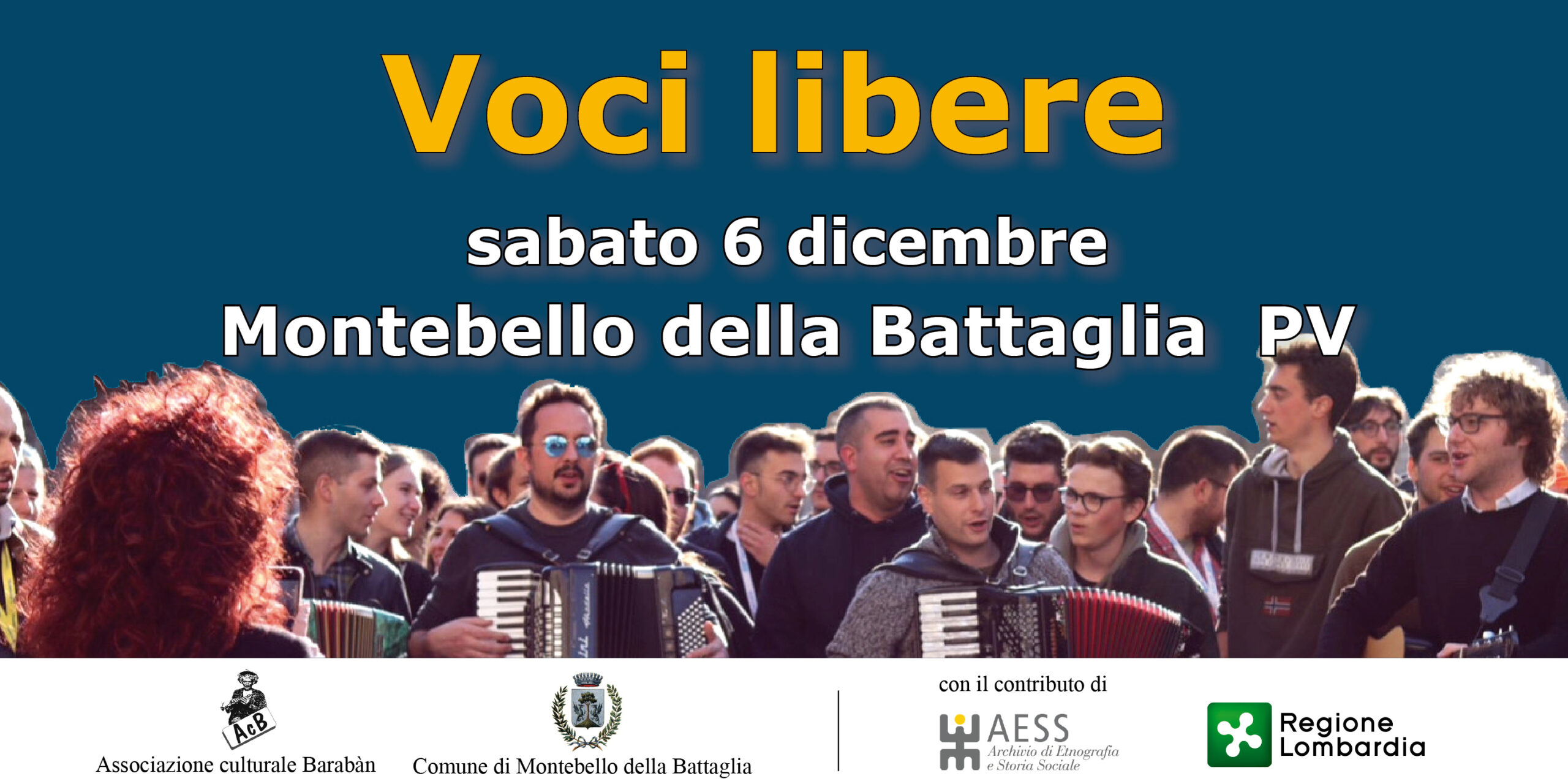 6 dicembre ’25Voci libere a Montebello della Battaglia
