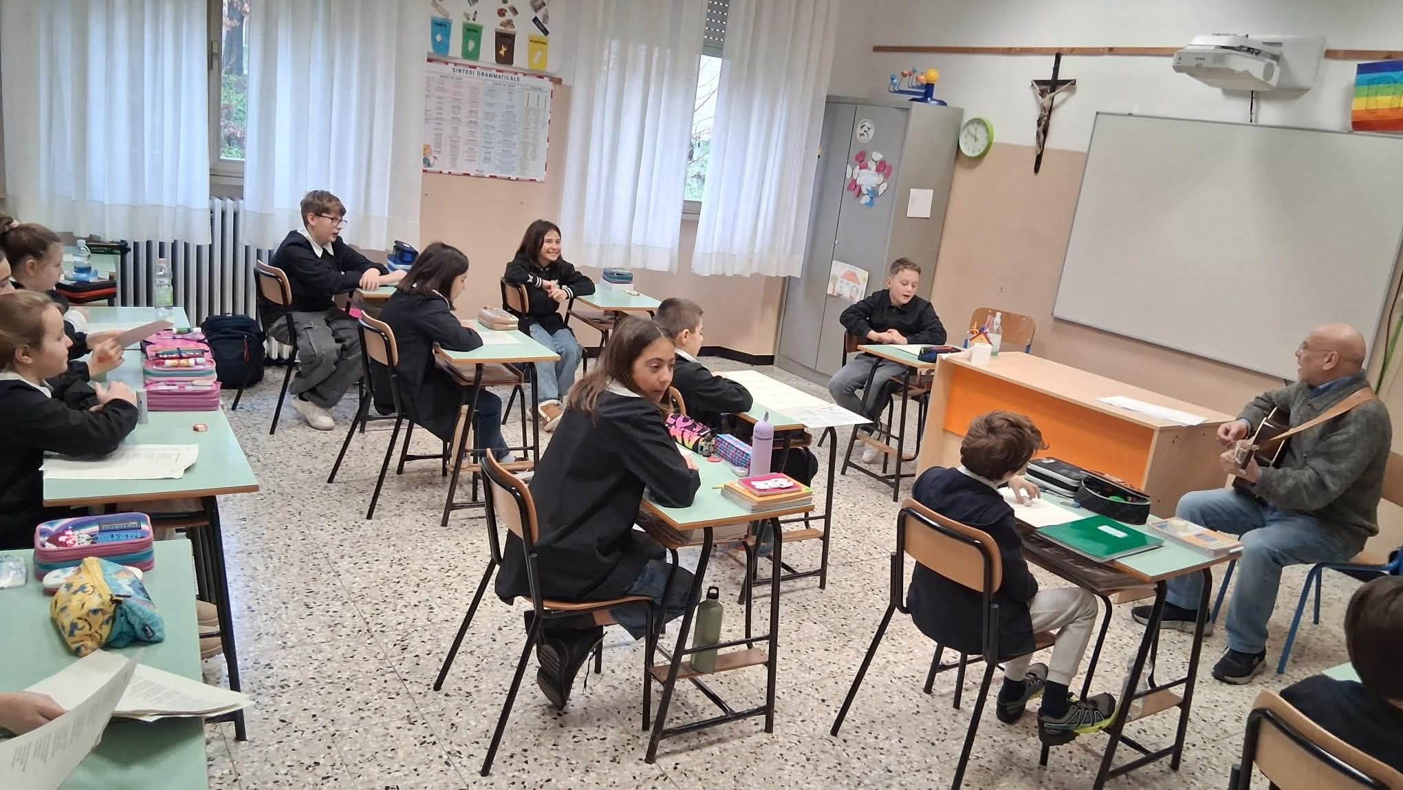 Montebello della Battaglia, Voci libere a scuola